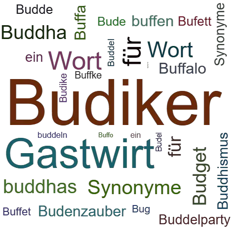 Ein anderes Wort für Budiker - Synonym Budiker