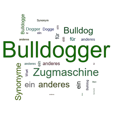 Ein anderes Wort für Bulldogger - Synonym Bulldogger