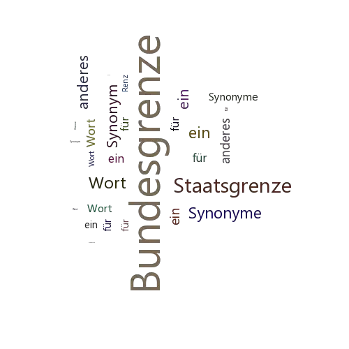 Ein anderes Wort für Bundesgrenze - Synonym Bundesgrenze