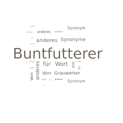 Ein anderes Wort für Buntfutterer - Synonym Buntfutterer