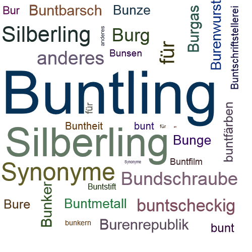 Ein anderes Wort für Buntling - Synonym Buntling