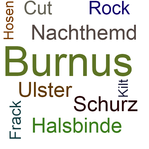 Ein anderes Wort für Burnus - Synonym Burnus
