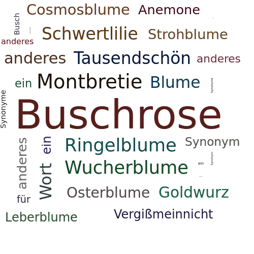 Ein anderes Wort für Buschrose - Synonym Buschrose