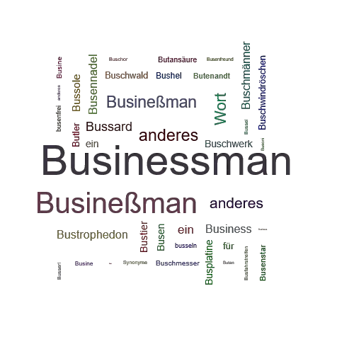 Ein anderes Wort für Businessman - Synonym Businessman