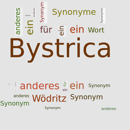 Ein anderes Wort für Bystrica - Synonym Bystrica