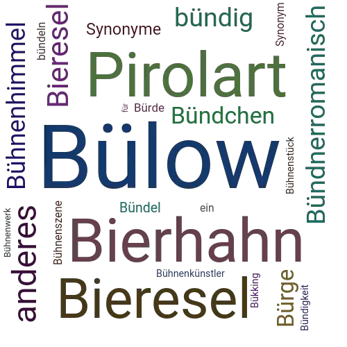 Ein anderes Wort für Bülow - Synonym Bülow