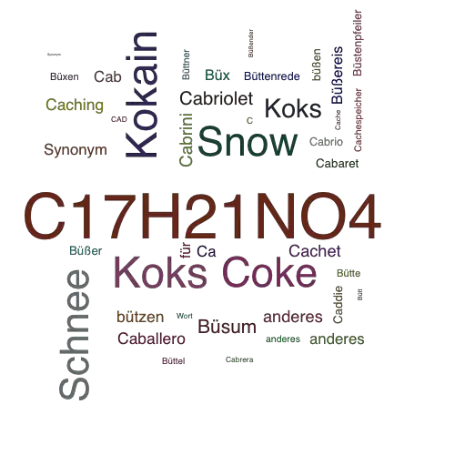 Ein anderes Wort für C17H21NO4 - Synonym C17H21NO4