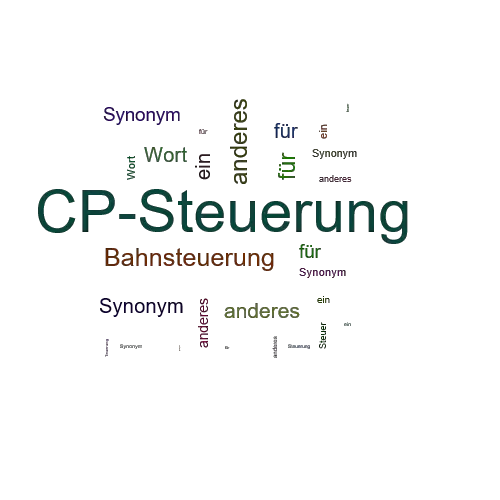 Ein anderes Wort für CP-Steuerung - Synonym CP-Steuerung