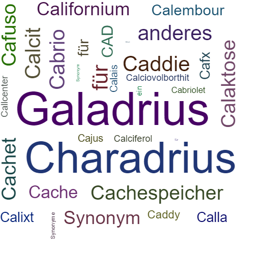 Ein anderes Wort für Caladrius - Synonym Caladrius