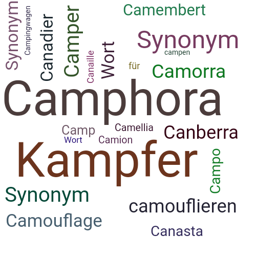 Ein anderes Wort für Campher - Synonym Campher