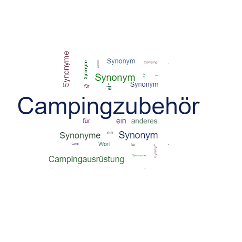 Ein anderes Wort für Campingzubehör - Synonym Campingzubehör