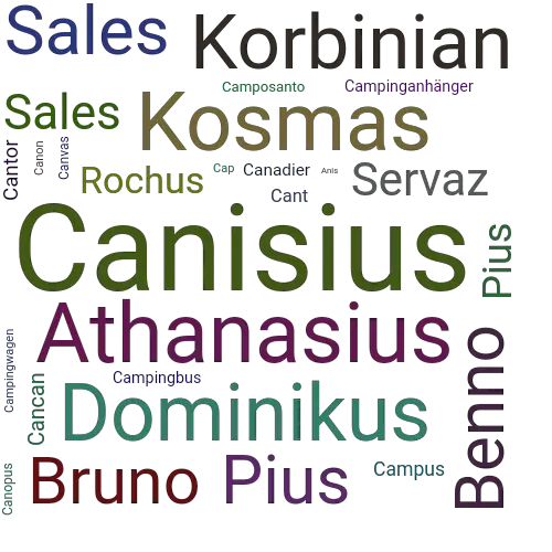 Ein anderes Wort für Canisius - Synonym Canisius