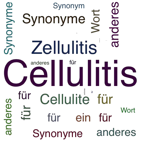 Ein anderes Wort für Cellulitis - Synonym Cellulitis