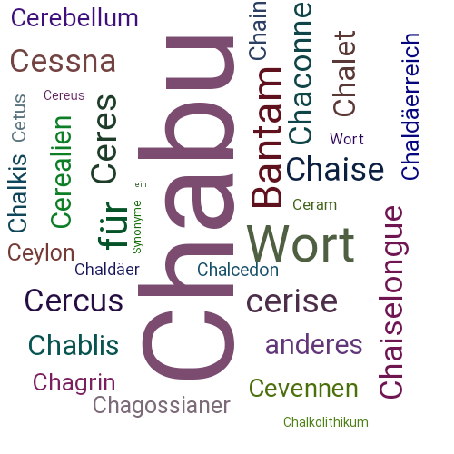 Ein anderes Wort für Chabu - Synonym Chabu