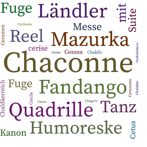Ein anderes Wort für Chaconne - Synonym Chaconne