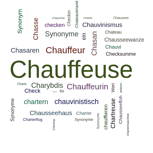 Ein anderes Wort für Chauffeuse - Synonym Chauffeuse