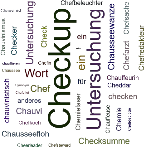 Ein anderes Wort für Checkup - Synonym Checkup