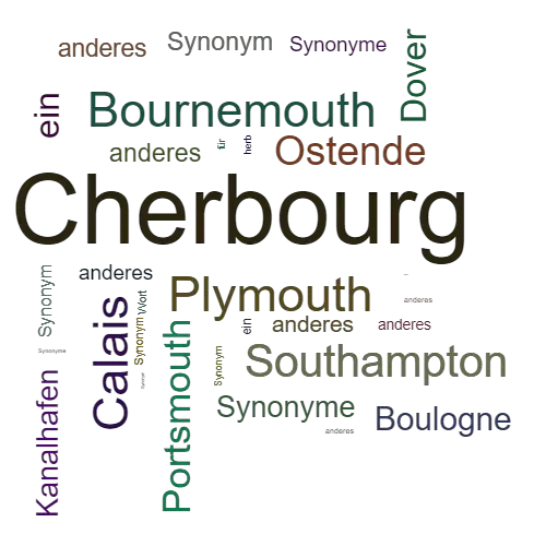 Ein anderes Wort für Cherbourg - Synonym Cherbourg