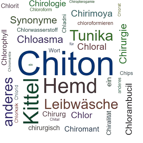 Ein anderes Wort für Chiton - Synonym Chiton