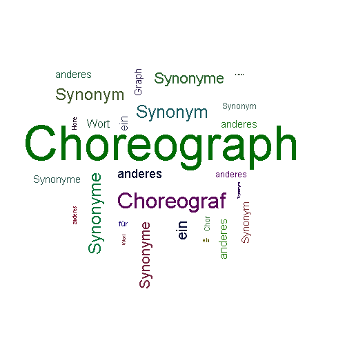 Ein anderes Wort für Choreograph - Synonym Choreograph