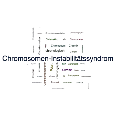 Ein anderes Wort für Chromosomenbruchsyndrom - Synonym Chromosomenbruchsyndrom