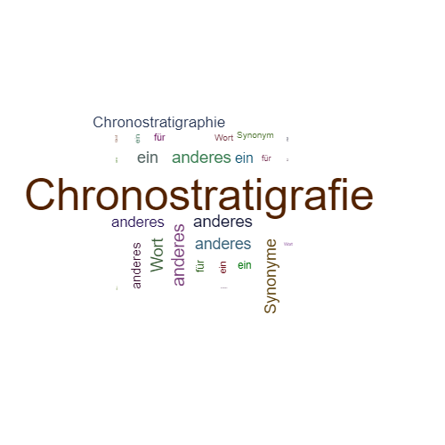 Ein anderes Wort für Chronostratigrafie - Synonym Chronostratigrafie