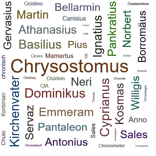 Ein anderes Wort für Chrysostomus - Synonym Chrysostomus