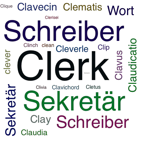 Ein anderes Wort für Clerk - Synonym Clerk