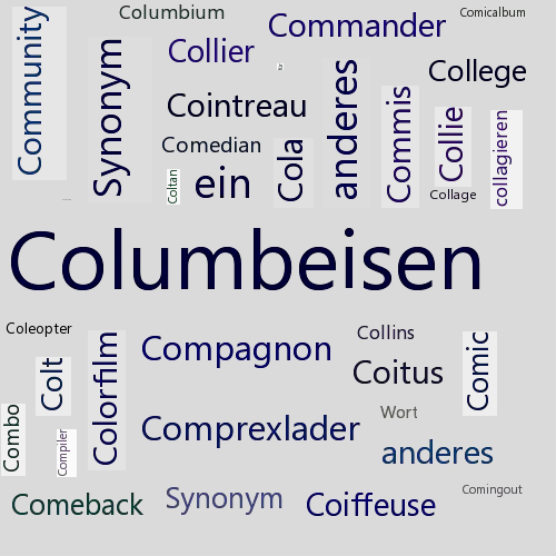 Ein anderes Wort für Columbit - Synonym Columbit