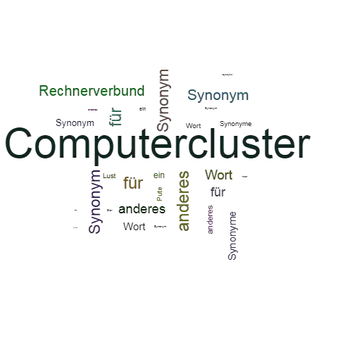 Ein anderes Wort für Computercluster - Synonym Computercluster