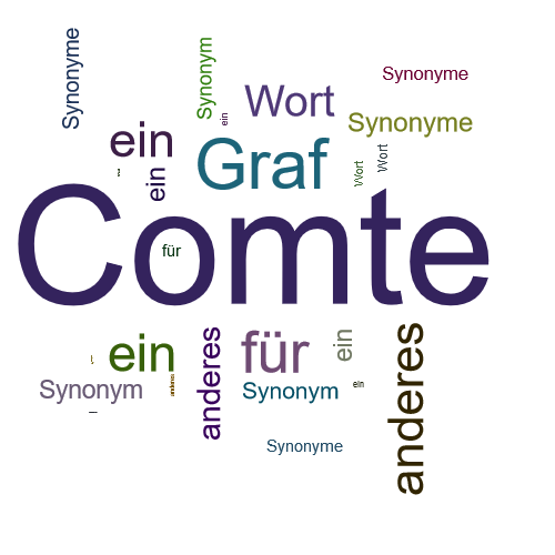 Ein anderes Wort für Comte - Synonym Comte