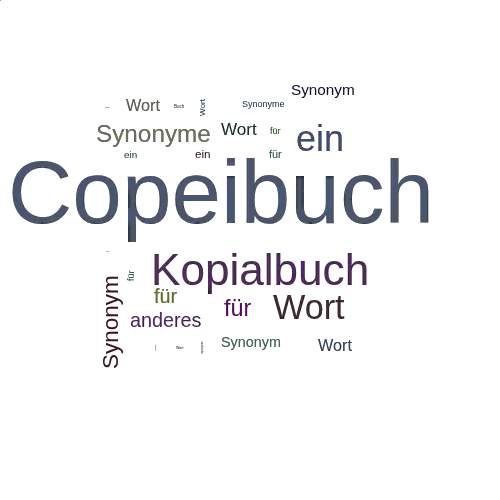 Ein anderes Wort für Copeibuch - Synonym Copeibuch