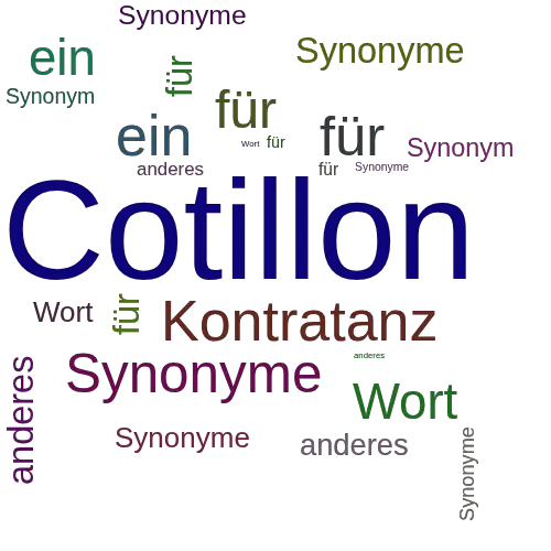Ein anderes Wort für Cotillon - Synonym Cotillon