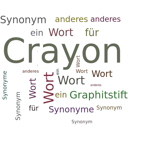 Ein anderes Wort für Crayon - Synonym Crayon