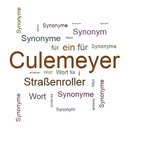 Ein anderes Wort für Culemeyer - Synonym Culemeyer