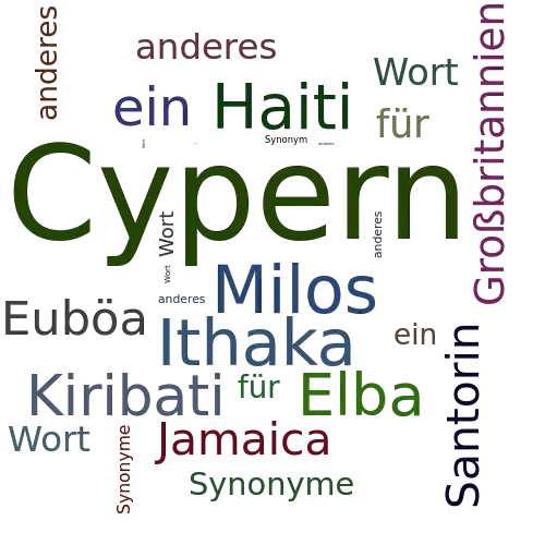 Ein anderes Wort für Cypern - Synonym Cypern