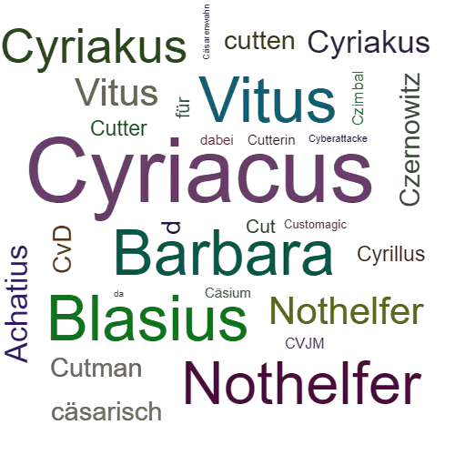 Ein anderes Wort für Cyriacus - Synonym Cyriacus