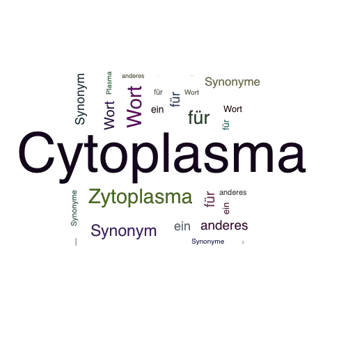 Ein anderes Wort für Cytoplasma - Synonym Cytoplasma