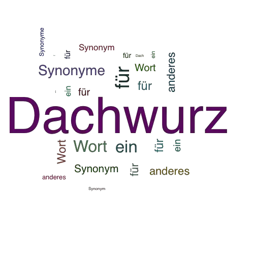 Ein anderes Wort für Dachwurz - Synonym Dachwurz