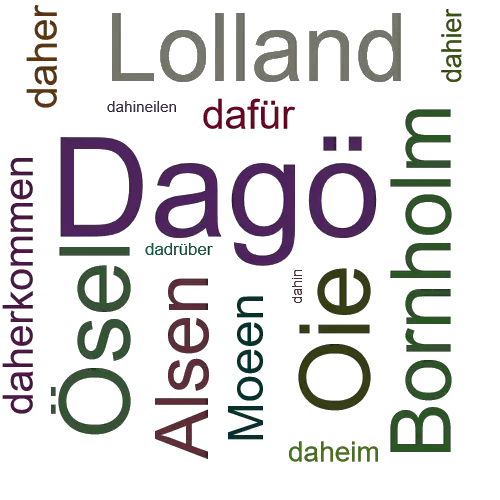 Ein anderes Wort für Dagö - Synonym Dagö