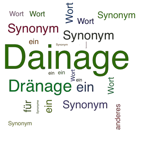 Ein anderes Wort für Dainage - Synonym Dainage