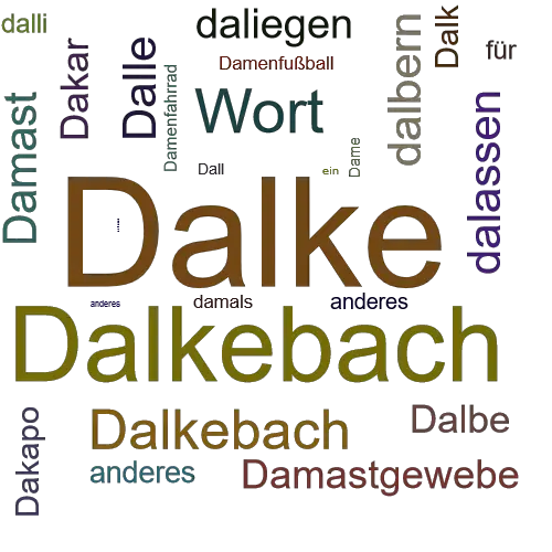 Ein anderes Wort für Dalke - Synonym Dalke