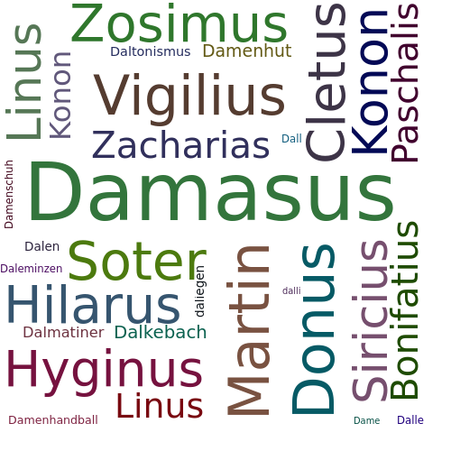 Ein anderes Wort für Damasus - Synonym Damasus