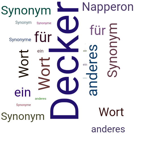 Ein anderes Wort für Decker - Synonym Decker
