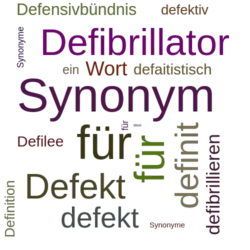 Ein anderes Wort für Defibrator - Synonym Defibrator