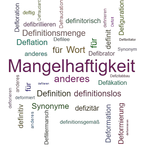 Ein anderes Wort für Defizienz - Synonym Defizienz