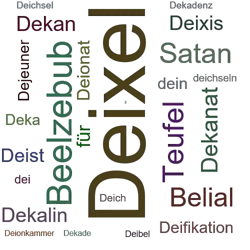Ein anderes Wort für Deixel - Synonym Deixel