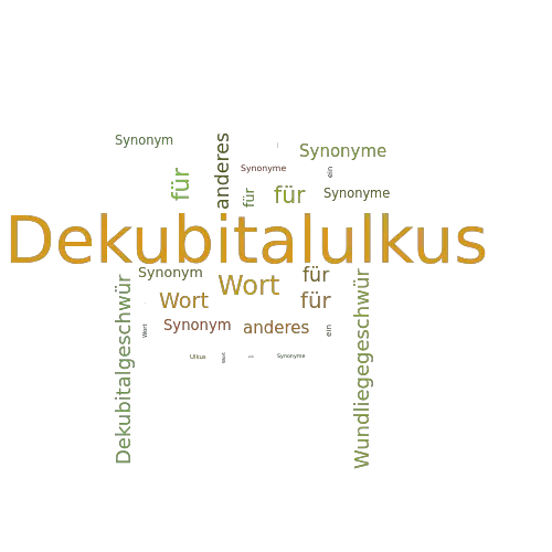 Ein anderes Wort für Dekubitalulkus - Synonym Dekubitalulkus