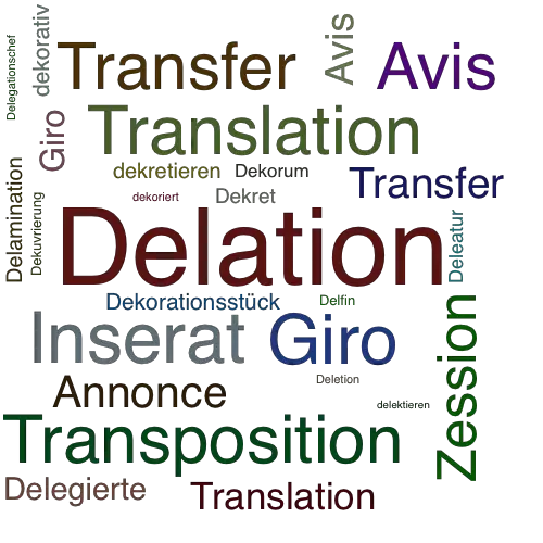 Ein anderes Wort für Delation - Synonym Delation
