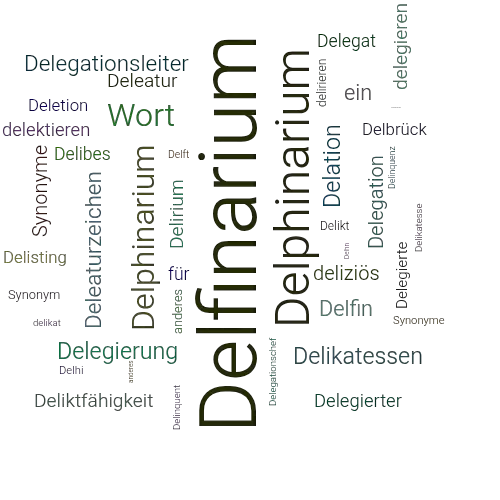 Ein anderes Wort für Delfinarium - Synonym Delfinarium